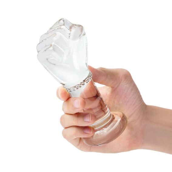 Gläs 5-inch Glass Butt Plug - Make A Fist Anal Plug
