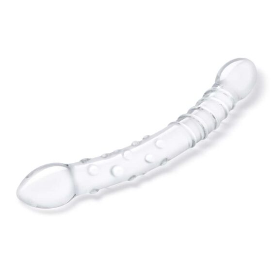 Gläs 12-inch Glass Dildo: Xl Girthy Double Trouble