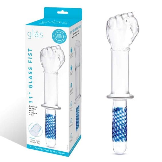 Gläs 11-inch Glass Butt Plug - Xl Handle Grip Fist