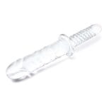 Gläs 11-inch Glass Dildo: Xl Dual-ended Pelvic Wand