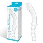 Gläs 12.5-inch Glass Dildo: Xl Girthy Dual-ended Bead Grip
