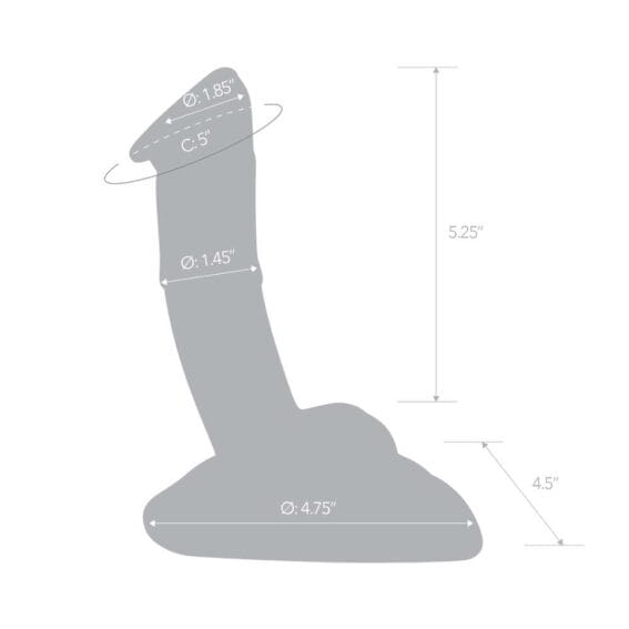 Gläs 7.5-inch Glass Dildo: Rideable Standing Stimulator