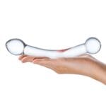 Gläs 7-inch Glass Dildo - Curved G-spot Stimulator