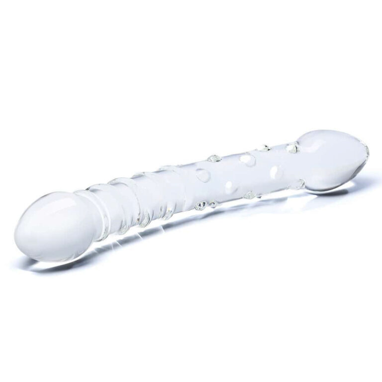 Gläs 10-inch Glass Dildo - Double Trouble Stimulation