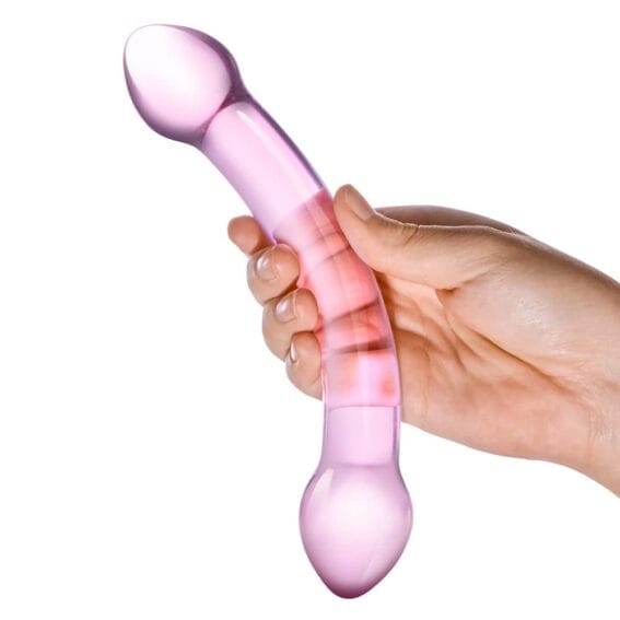 Gläs 7-inch Glass Dildo - Purple Double-trouble Gläs 7-inch Glass Dildo - Purple Double-trouble