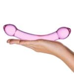 Gläs 7-inch Glass Dildo - Purple Double-trouble Gläs 7-inch Glass Dildo - Purple Double-trouble