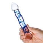 Gläs 6.5-inch Glass Dildo - Full Tip Textured