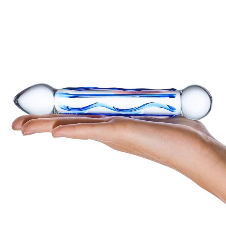 Gläs 6.5-inch Glass Dildo - Full Tip Textured