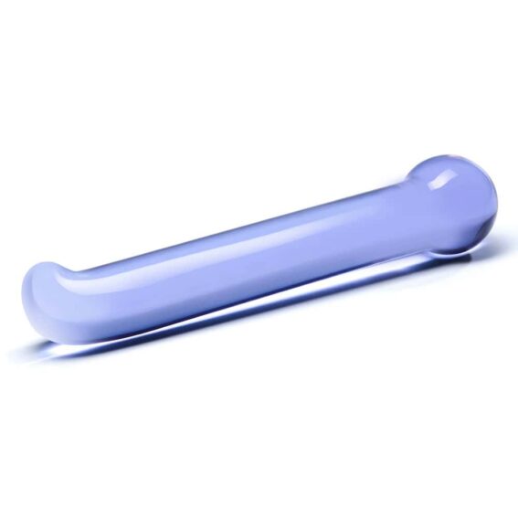 Gläs 6.5-inch Glass Dildo - Purple G-spot Tickler