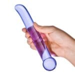 Gläs 6.5-inch Glass Dildo - Purple G-spot Tickler