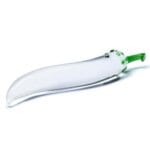 Gläs 8-inch Glass Dildo - Chilli Pepper Stimulator