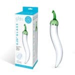 Gläs 8-inch Glass Dildo - Chilli Pepper Stimulator