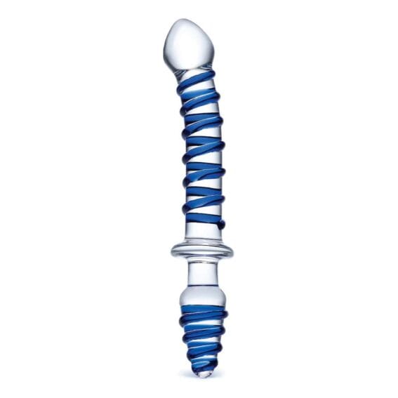 Gläs 10-inch Glass Dildo - Mr Swirly Dual-ended