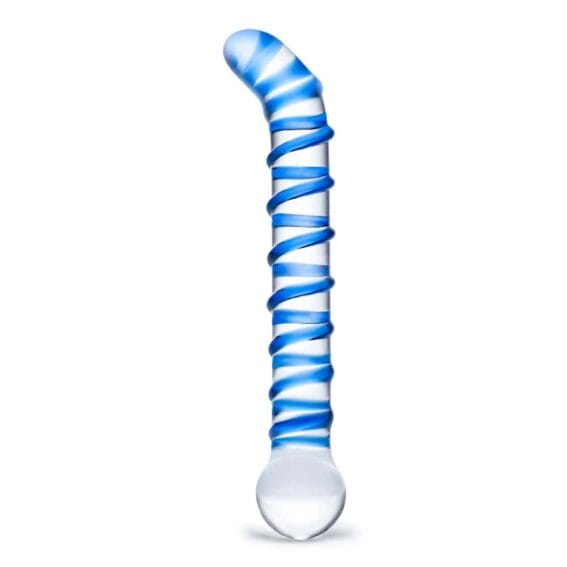 Gläs 6.5-inch Glass Dildo - Mr Swirly G-spot