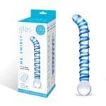 Gläs 6.5-inch Glass Dildo - Mr Swirly G-spot