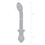 Gläs 9.5-inch Glass Dildo - G-spot Dual-ended Stimulator