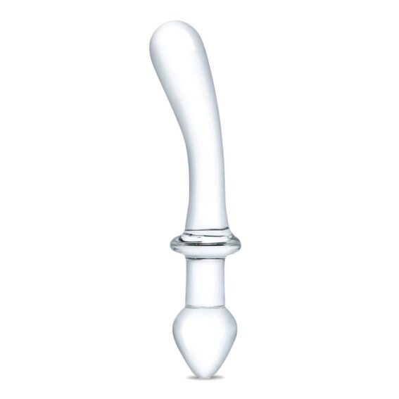 Gläs 9-inch Glass Dildo - Classic Curved Dual-ended