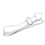 Gläs 9-inch Glass Dildo - Classic Curved Dual-ended