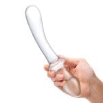 Gläs 9-inch Glass Dildo - Classic Curved Dual-ended