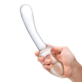 Gläs 9-inch Glass Dildo - Classic Curved Dual-ended