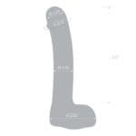 Gläs 7-inch Glass Dildo - Realistic Curved G-spot