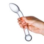 Gläs 8-inch Glass Dildo - Slimline G-spot Massager