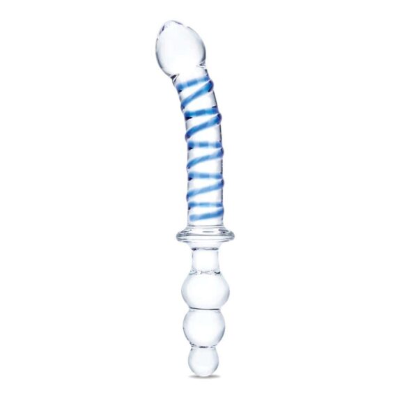 Gläs 10-inch Glass Dildo - Twister Dual-ended Stimulator