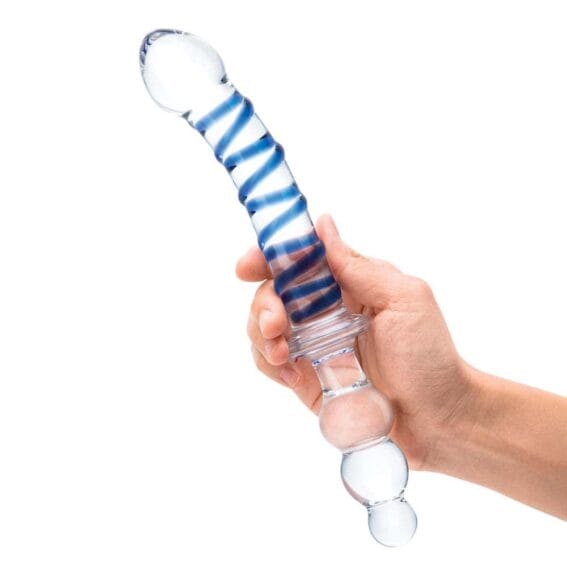 Gläs 10-inch Glass Dildo - Twister Dual-ended Stimulator Gläs 10-inch Glass Dildo - Twister Dual-ended Stimulator