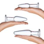 Gläs 3x Glass Butt Plugs - Classic Anal Training Set