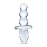 Gläs 4.5-inch Glass Butt Plug - Titus Beaded