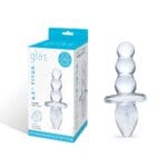 Gläs 4.5-inch Glass Butt Plug - Titus Beaded